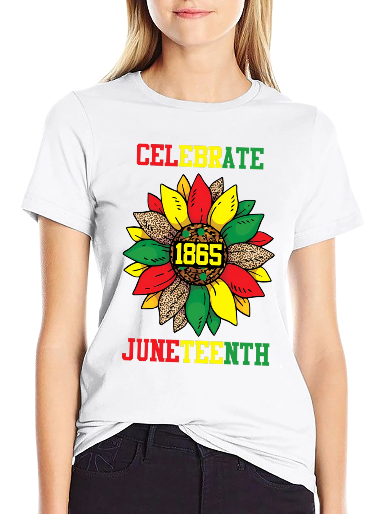 Celebrate Juneteenth T-Shirt - Sunflower 1865