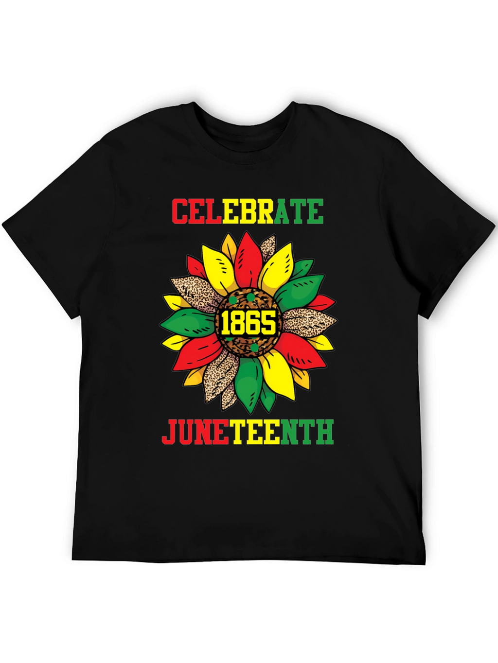 Celebrate Juneteenth T-Shirt - Sunflower 1865