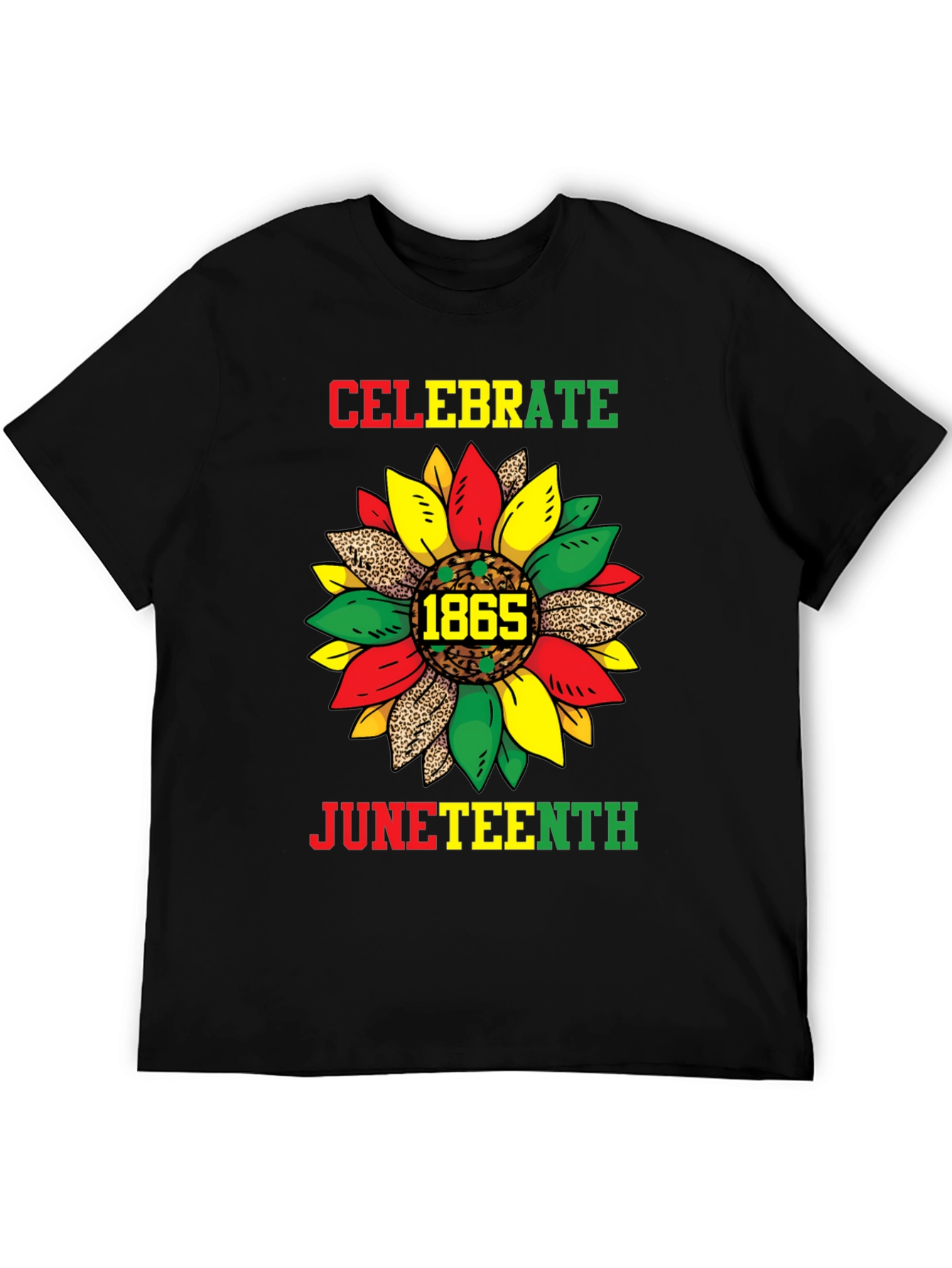 Celebrate Juneteenth T-Shirt - Sunflower 1865