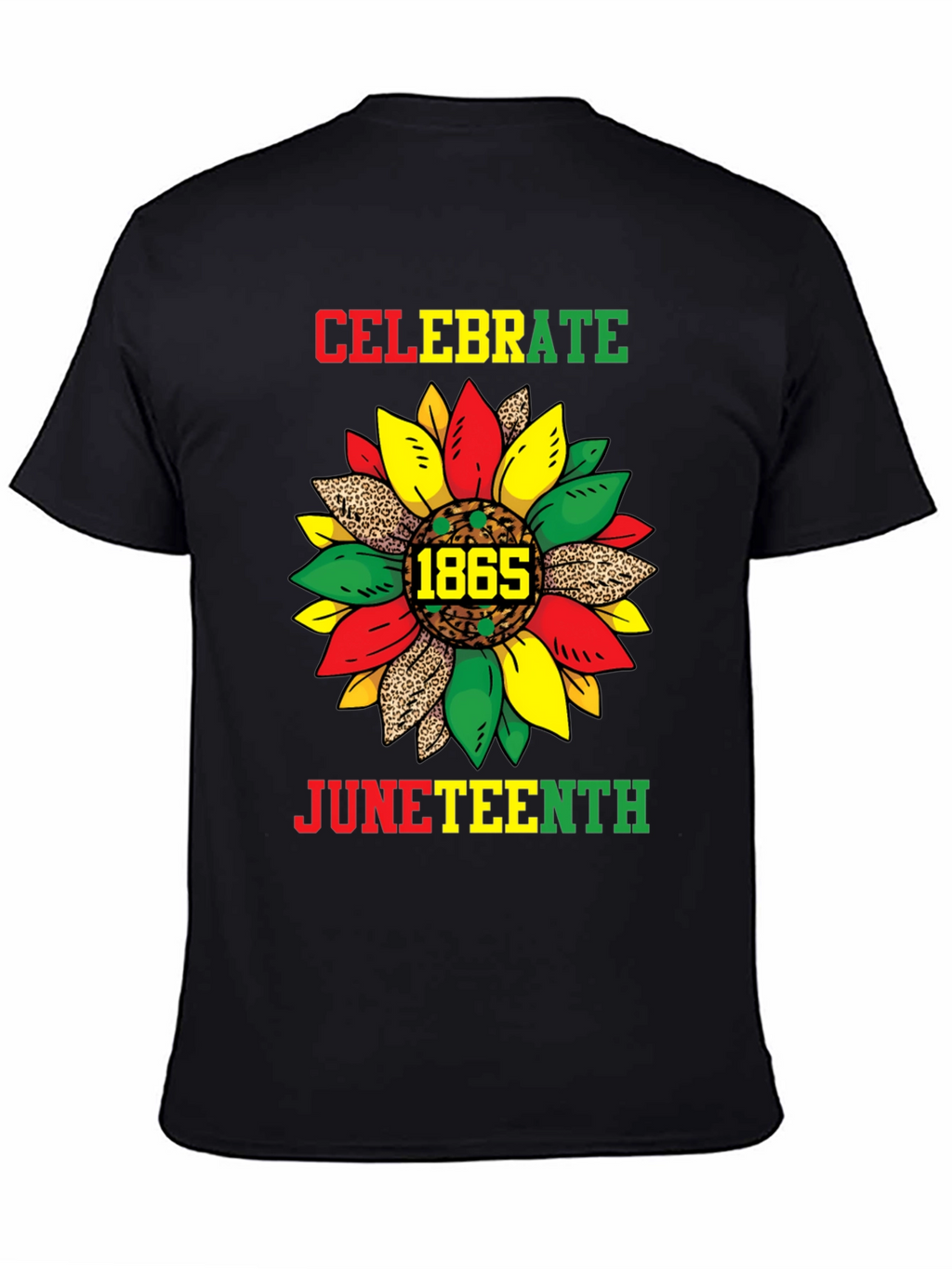 Celebrate Juneteenth T-Shirt - Sunflower 1865