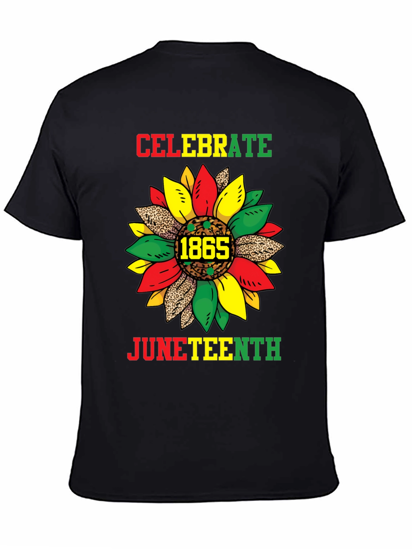Celebrate Juneteenth T-Shirt - Sunflower 1865