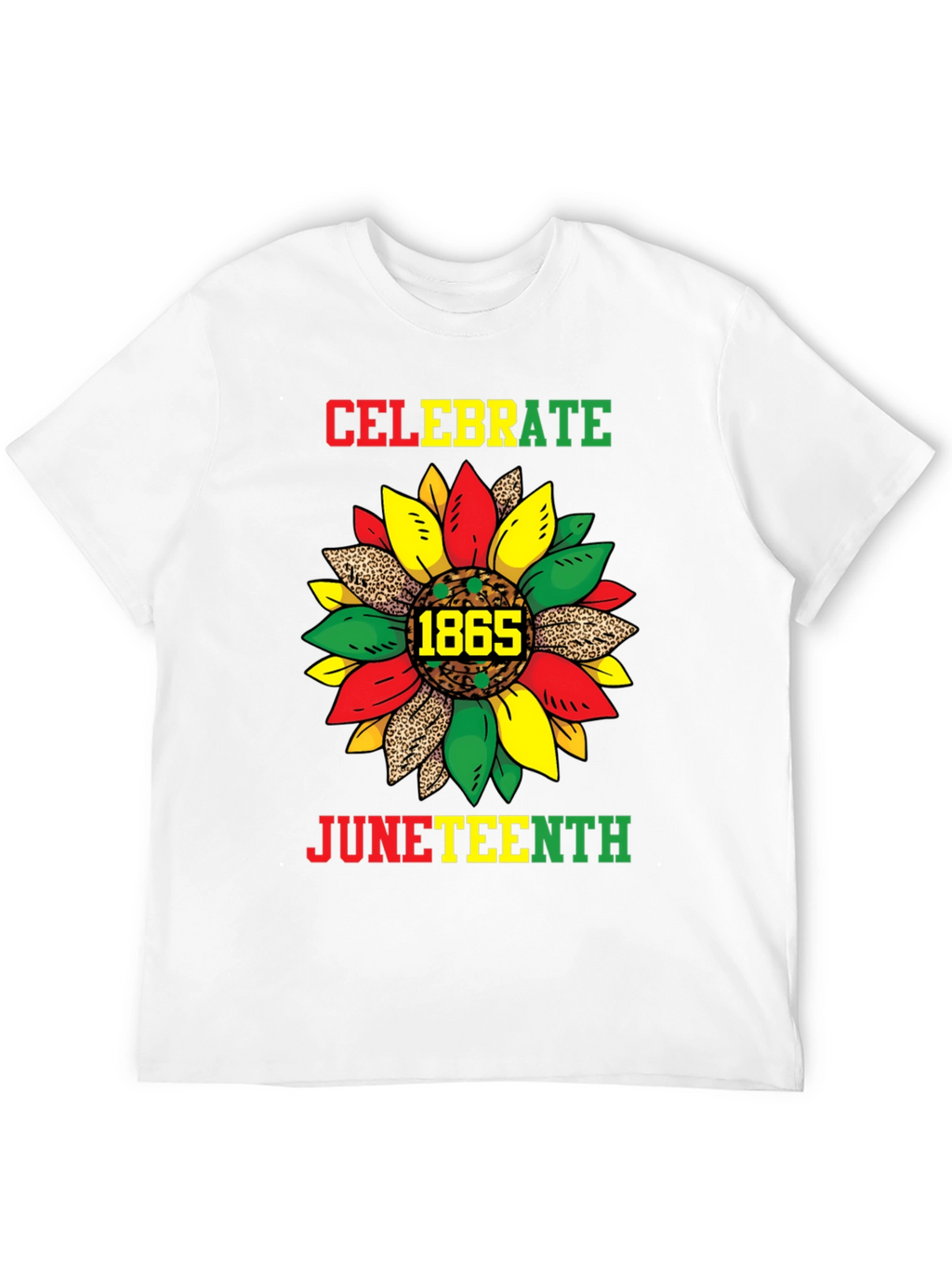 Celebrate Juneteenth T-Shirt - Sunflower 1865