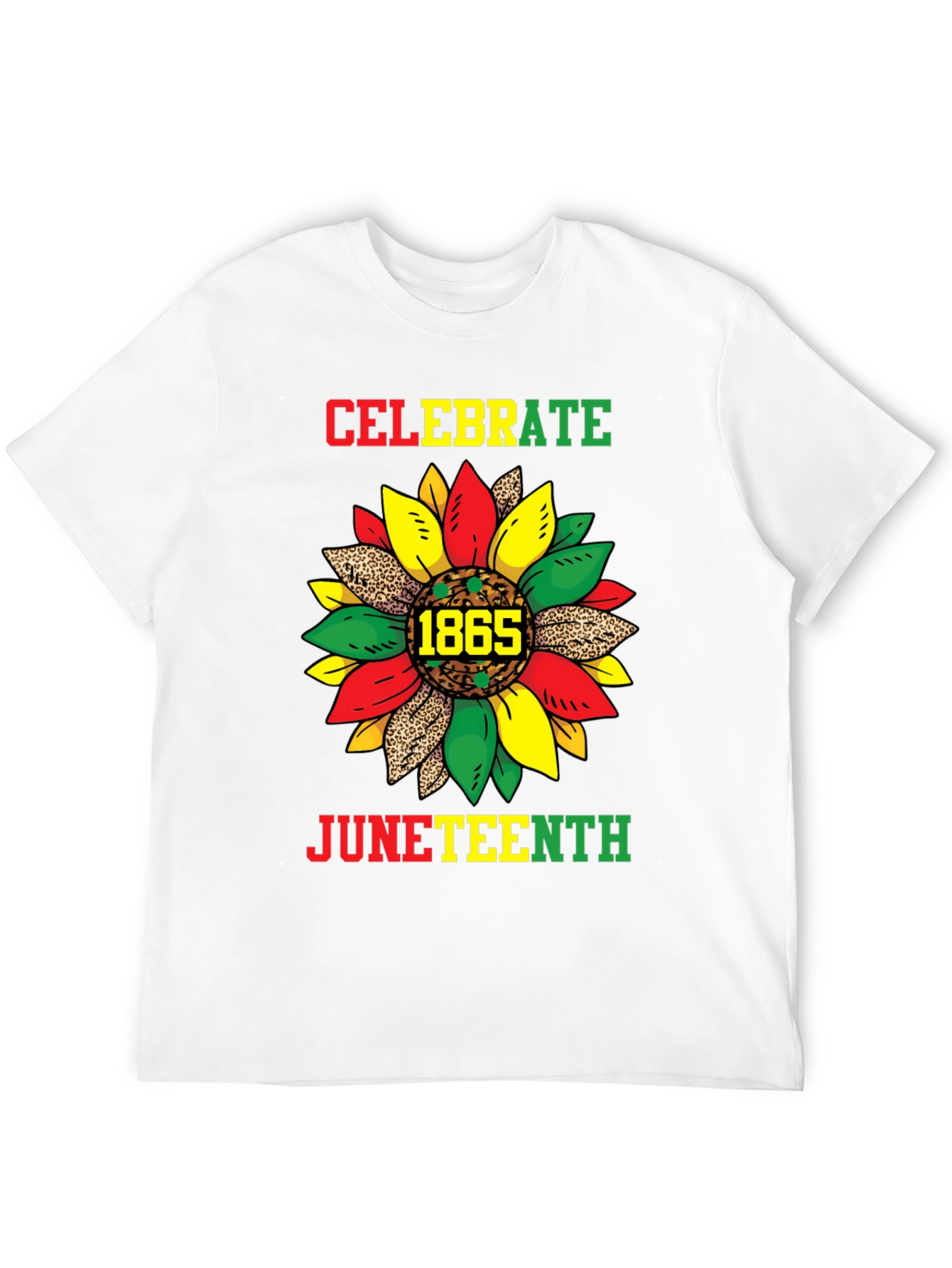 Celebrate Juneteenth T-Shirt - Sunflower 1865