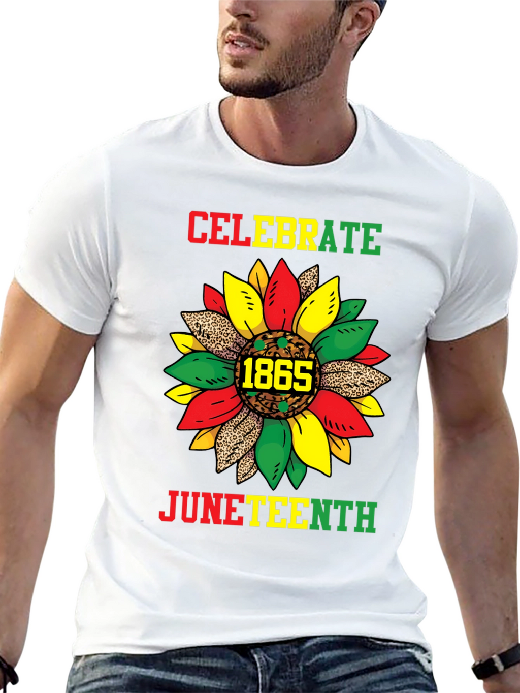 Celebrate Juneteenth T-Shirt - Sunflower 1865