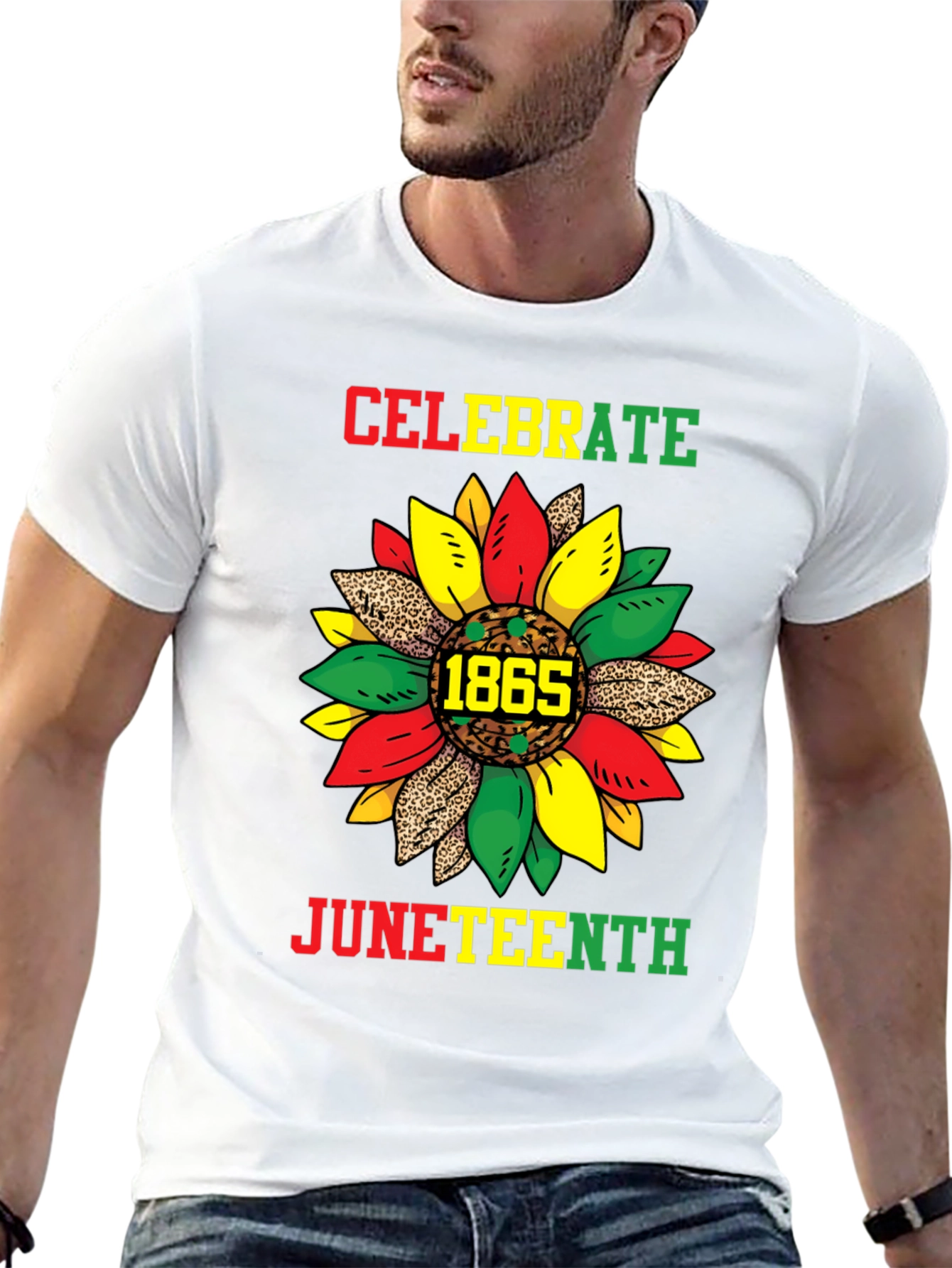 Celebrate Juneteenth T-Shirt - Sunflower 1865