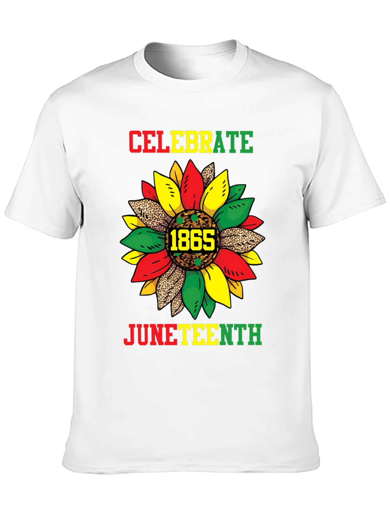 Celebrate Juneteenth T-Shirt - Sunflower 1865