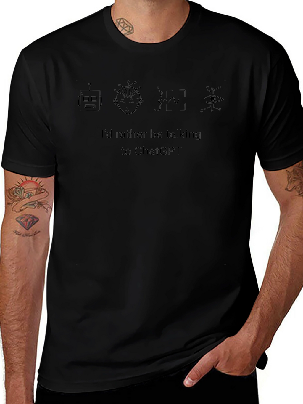 Id Rather Be Talking To ChatGPT T-Shirt