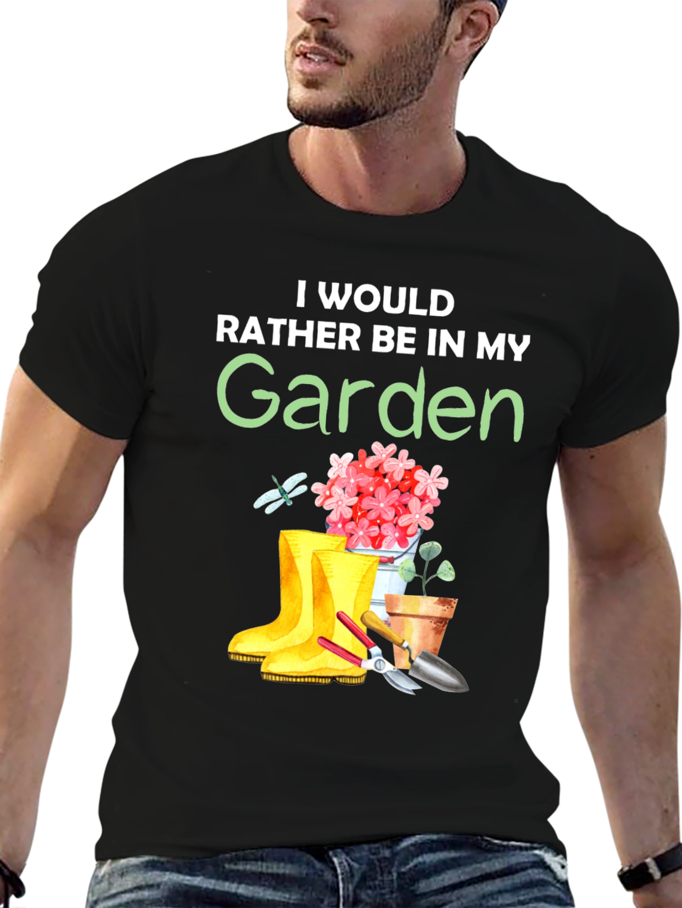 Id Rather Be In My Garden T-Shirt