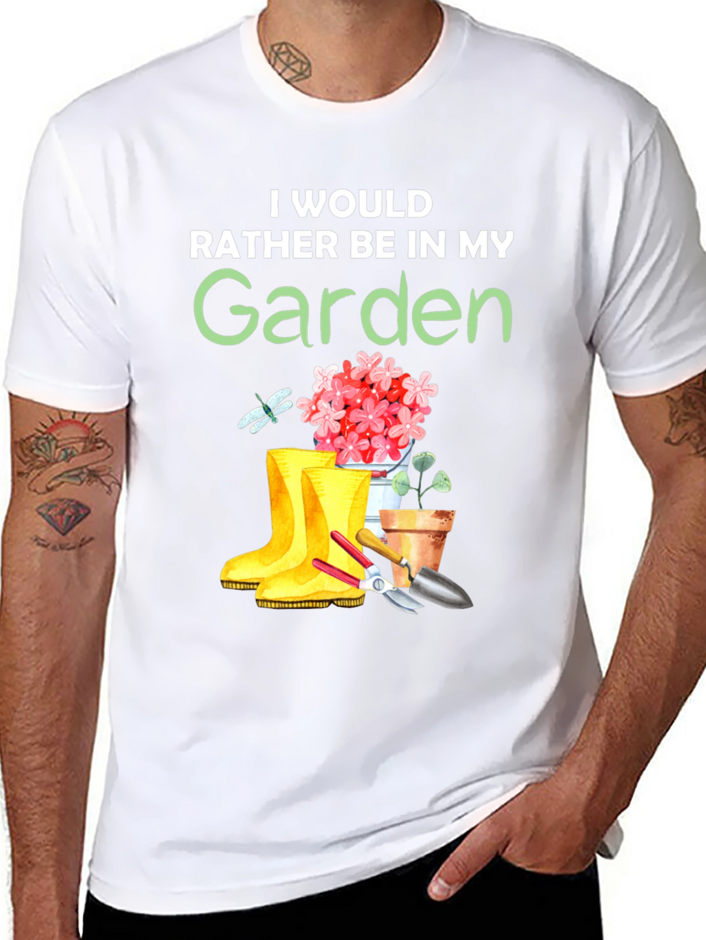 Id Rather Be In My Garden T-Shirt