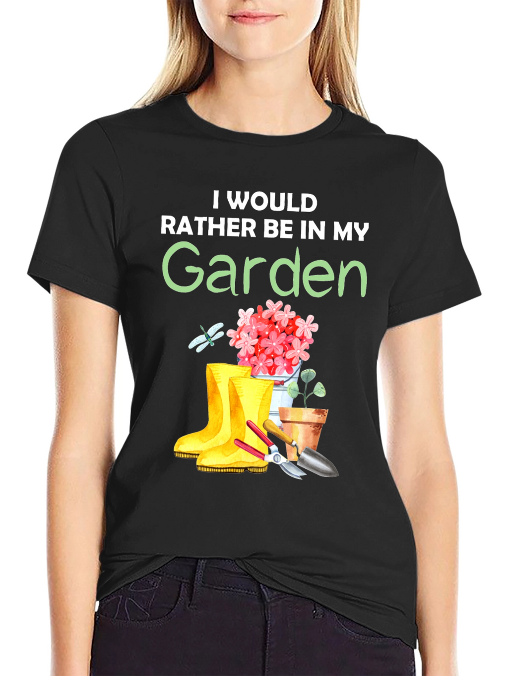 Id Rather Be In My Garden T-Shirt