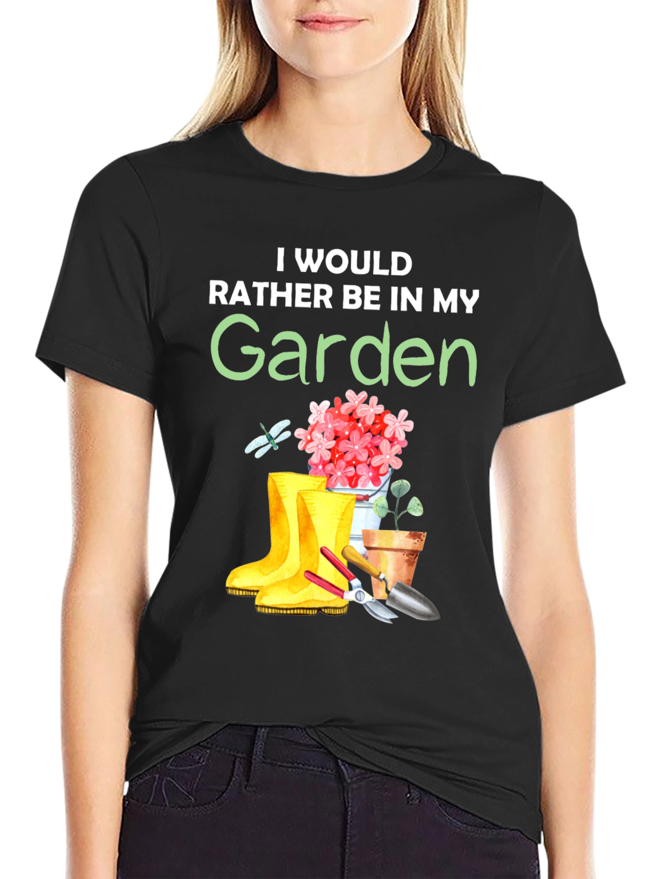 Id Rather Be In My Garden T-Shirt