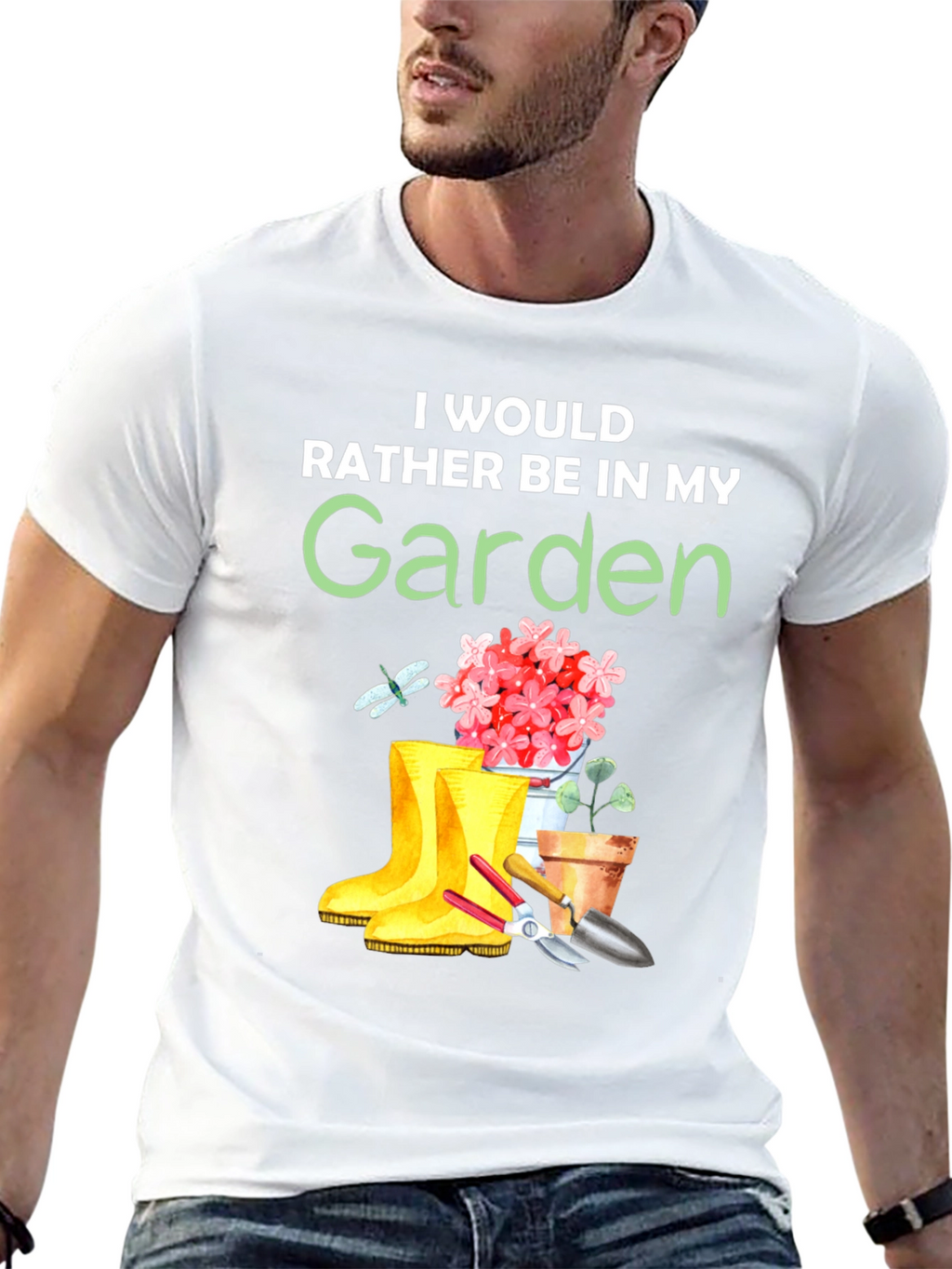 Id Rather Be In My Garden T-Shirt