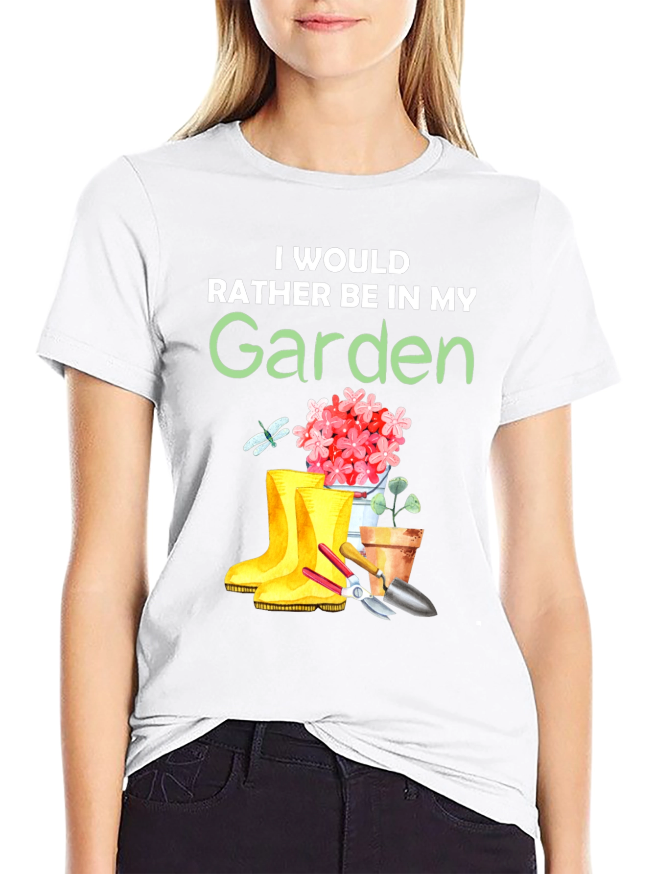 Id Rather Be In My Garden T-Shirt