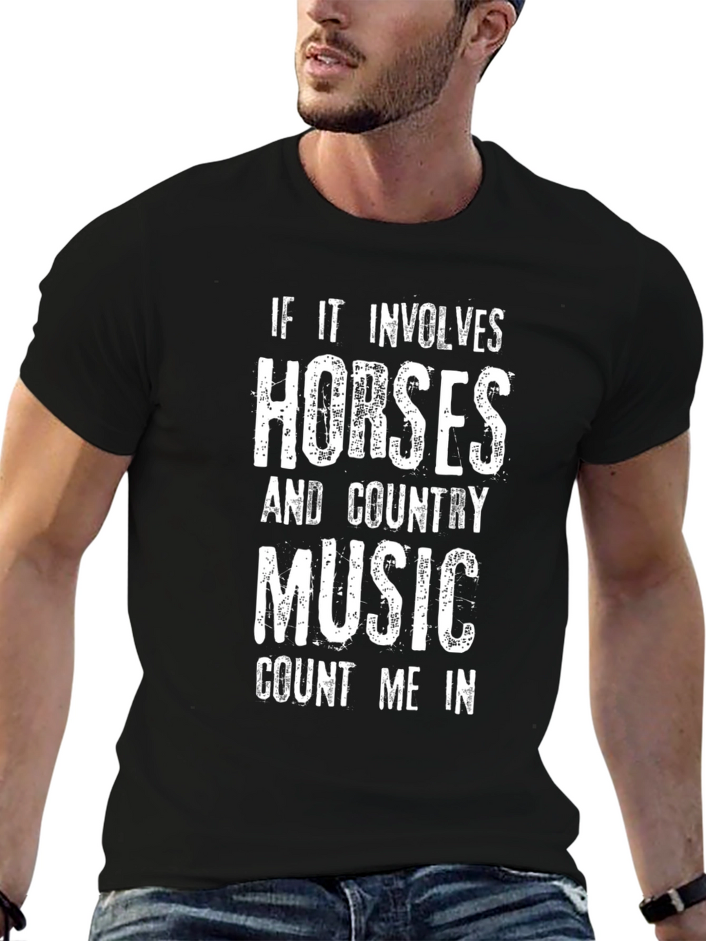 Horses & Country Music Tee