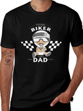 Future Biker Like Dad Black T-Shirt