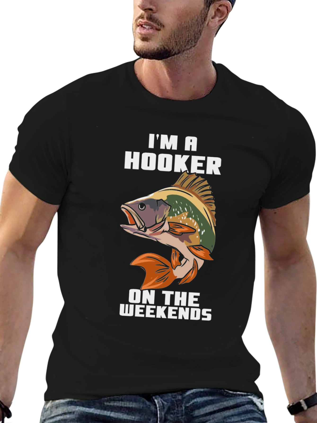 Im A Hooker On Weekends Fishing T-Shirt
