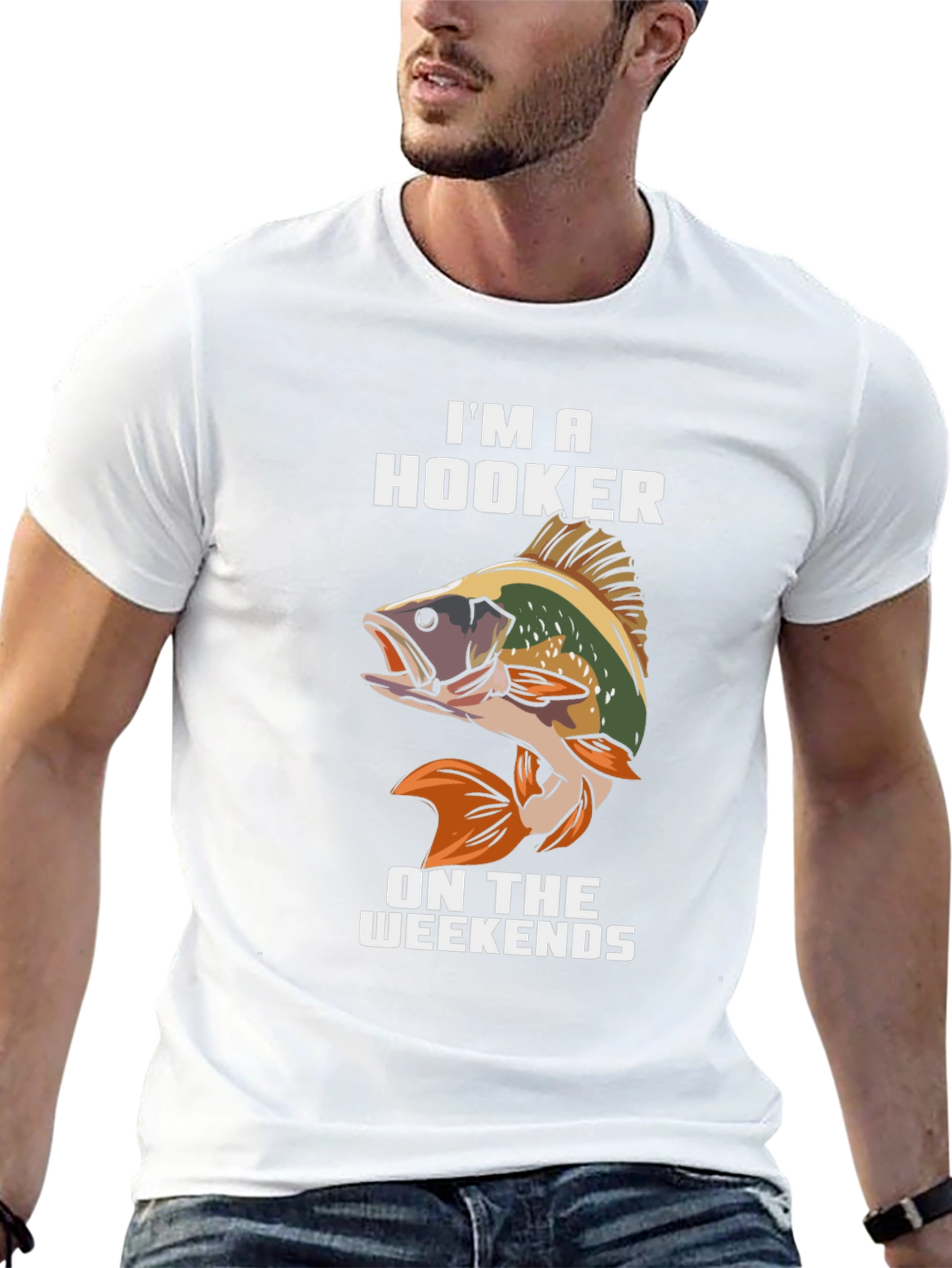Im A Hooker On Weekends Fishing T-Shirt