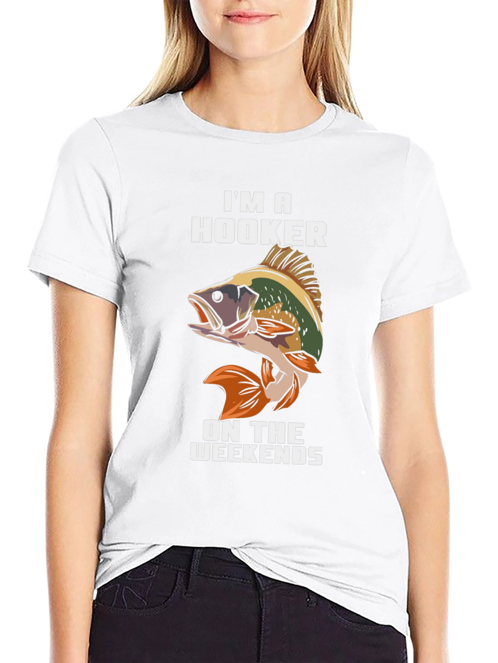 Im A Hooker On Weekends Fishing T-Shirt