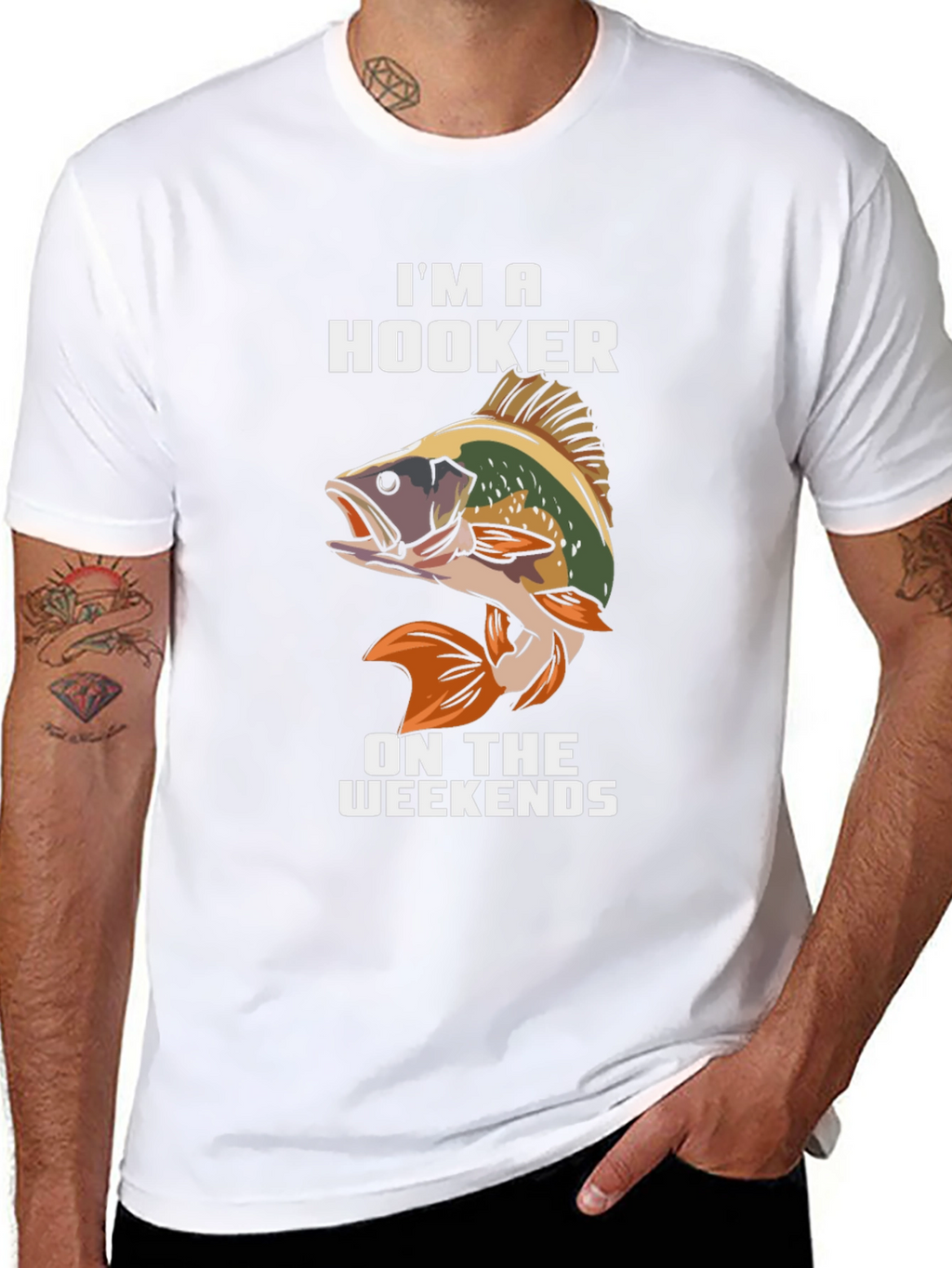 Im A Hooker On Weekends Fishing T-Shirt
