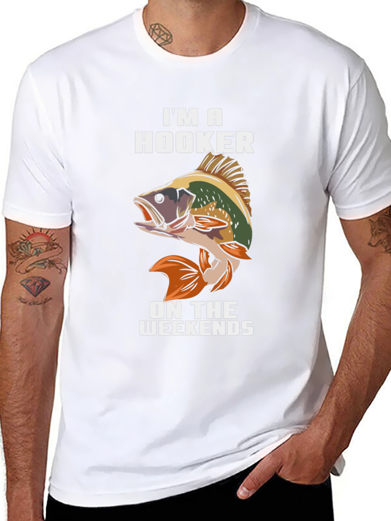 Im A Hooker On Weekends Fishing T-Shirt
