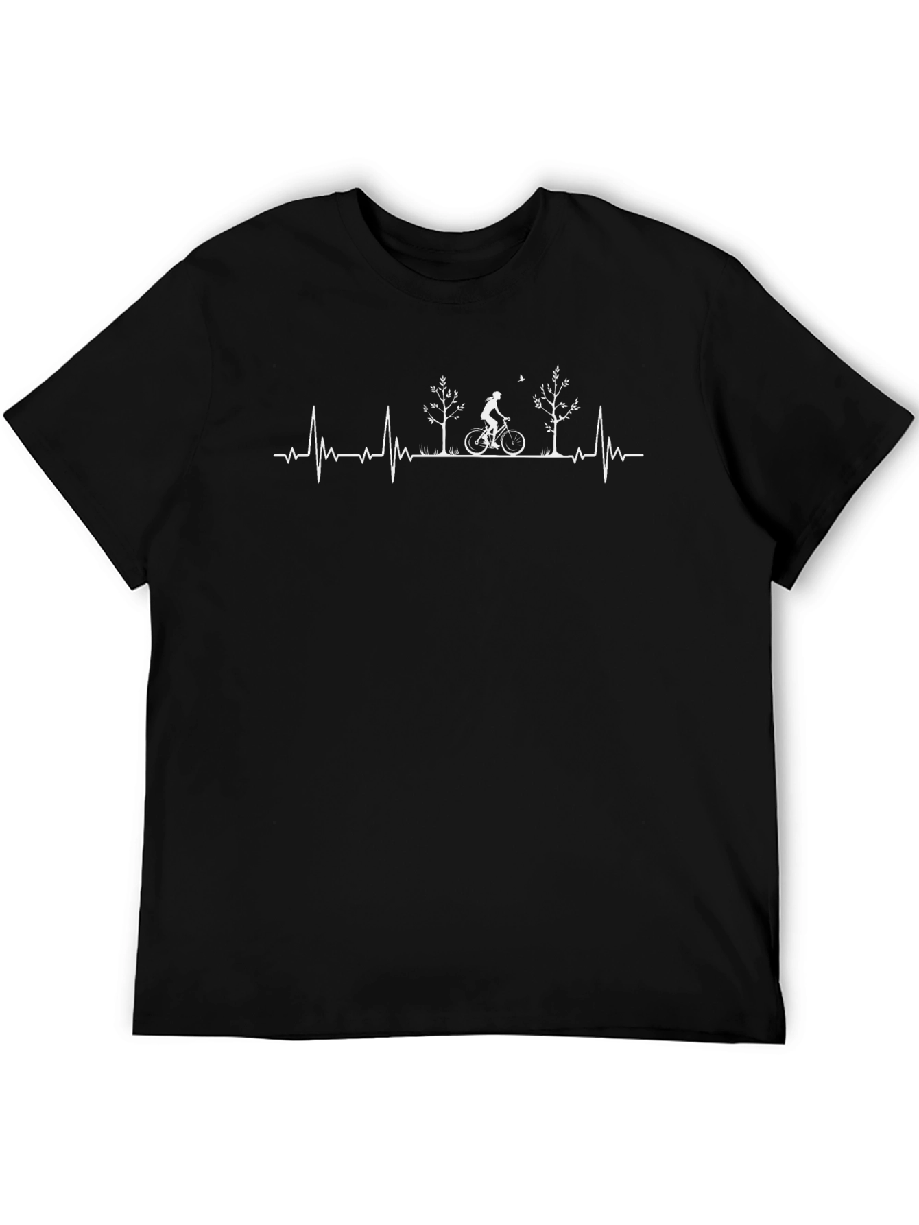 Heartbeat Biking T-Shirt - Nature Lovers Tee