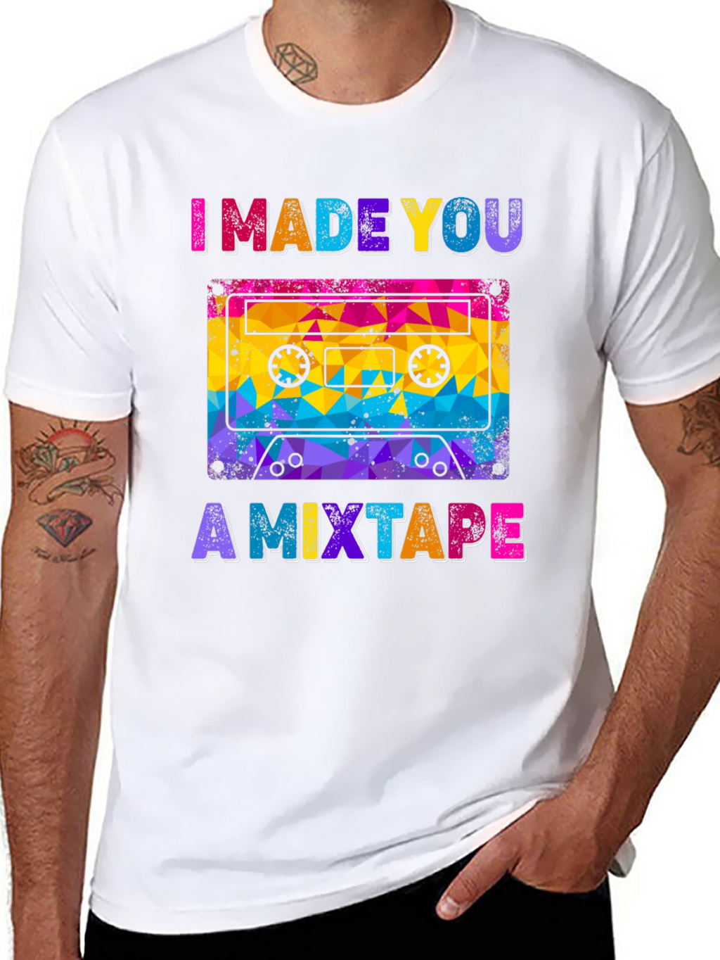 I Made You a Mixtape Retro T-Shirt