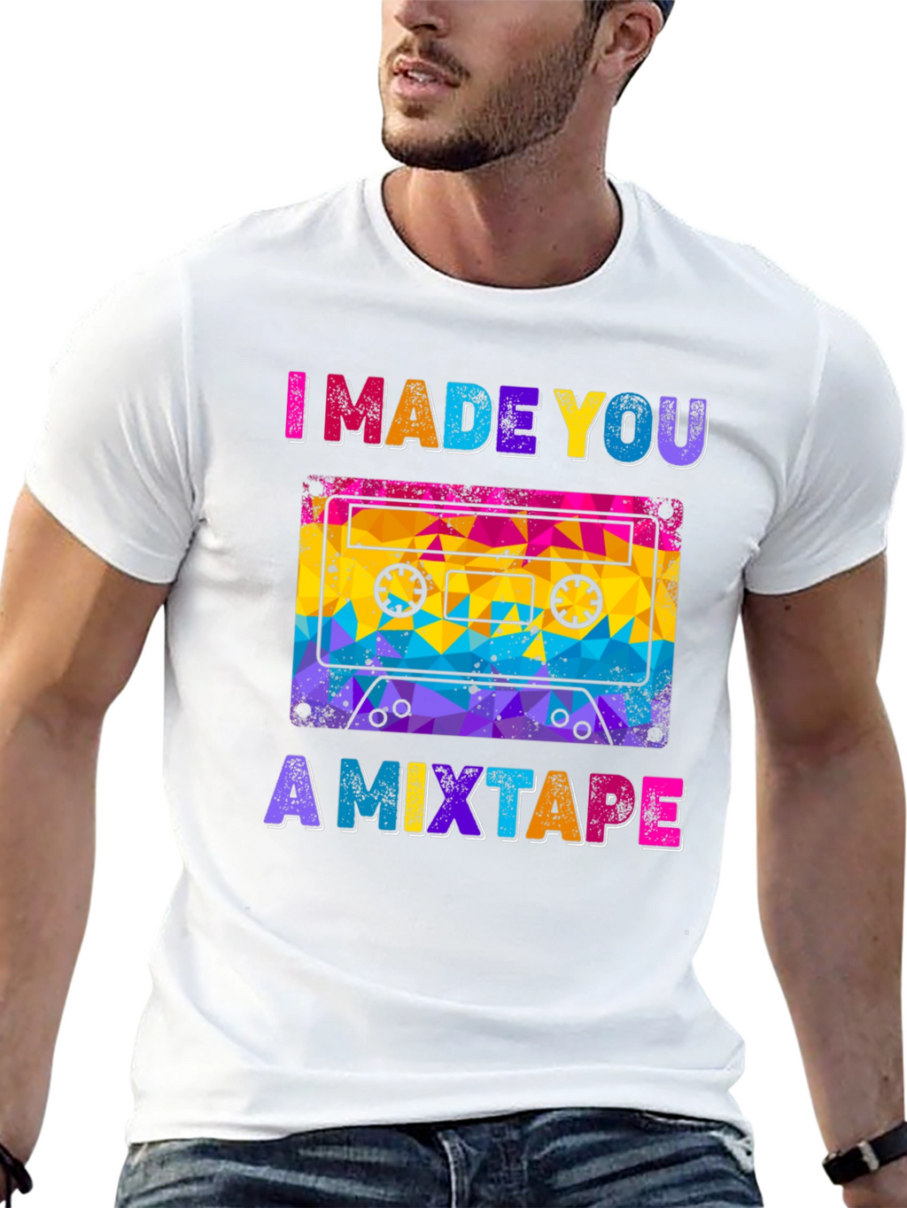 I Made You a Mixtape Retro T-Shirt