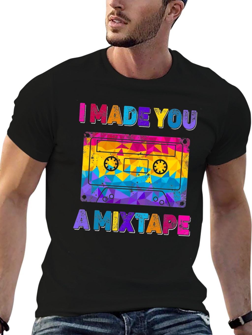 I Made You a Mixtape Retro T-Shirt