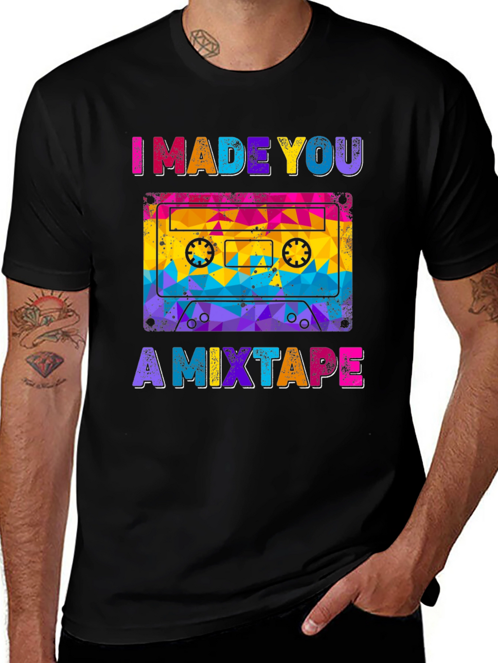 I Made You a Mixtape Retro T-Shirt