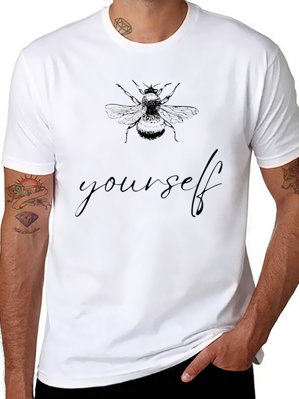 Bee Yourself Black T-Shirt