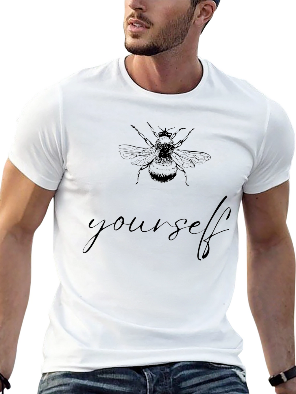 Bee Yourself Black T-Shirt
