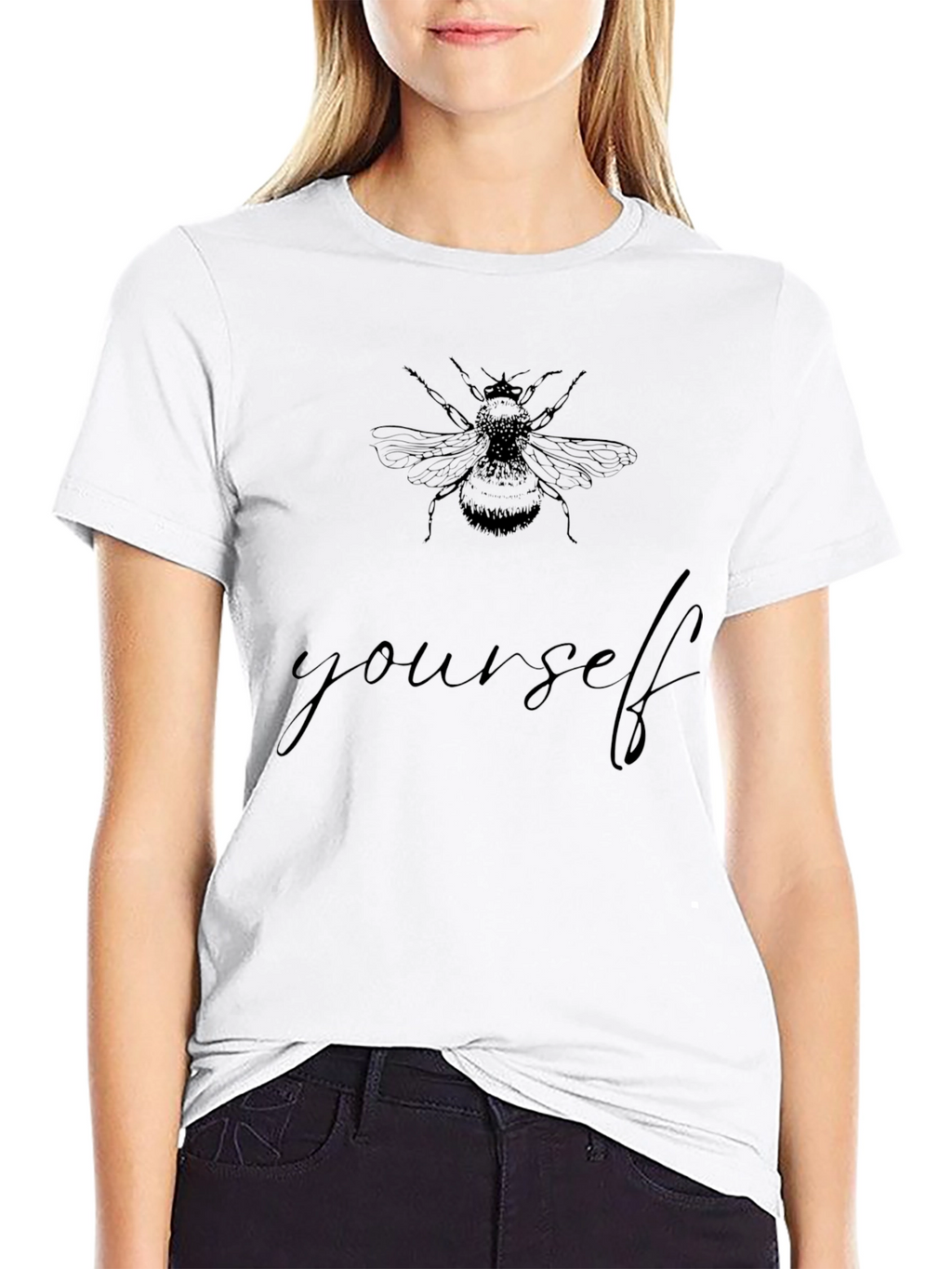 Bee Yourself Black T-Shirt
