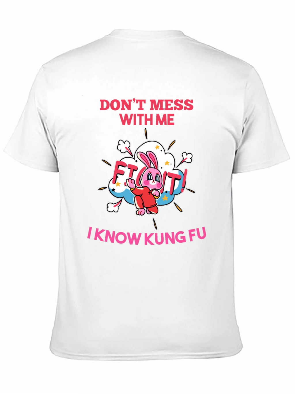 Kung Fu Rabbit Graphic T-Shirt