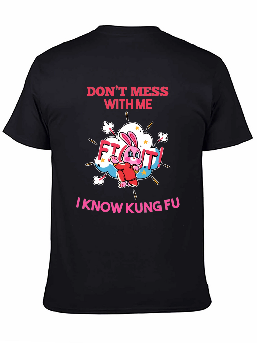 Kung Fu Rabbit Graphic T-Shirt