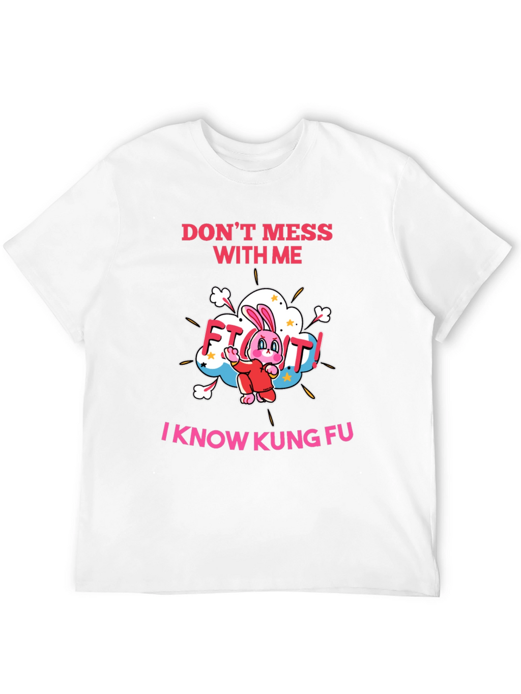 Kung Fu Rabbit Graphic T-Shirt