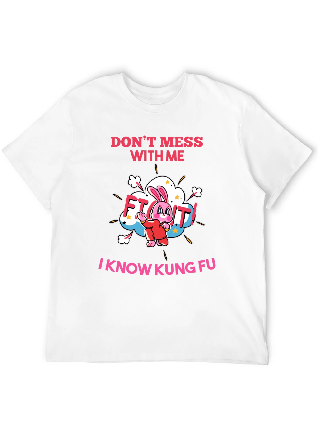Kung Fu Rabbit Graphic T-Shirt