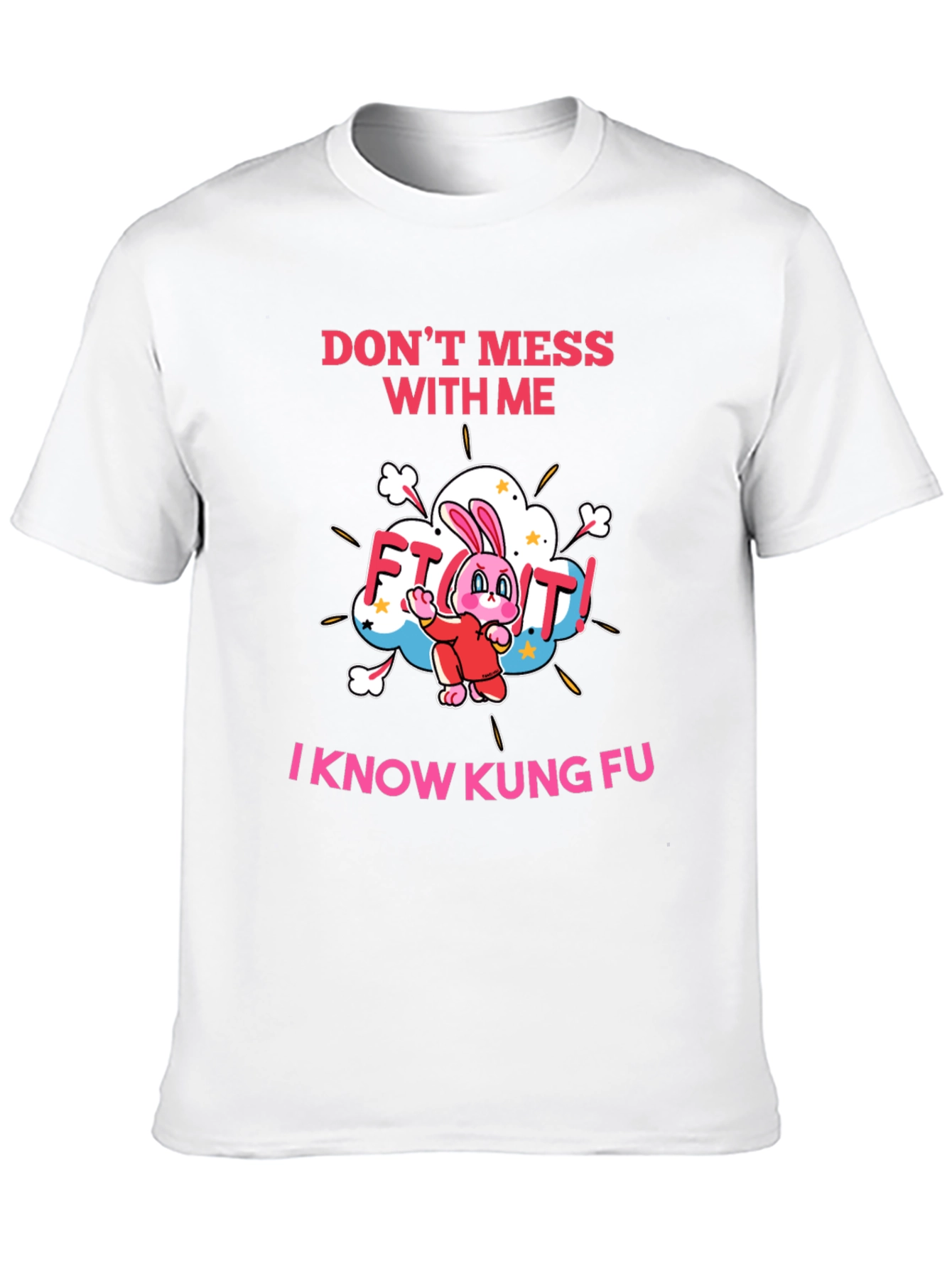 Kung Fu Rabbit Graphic T-Shirt