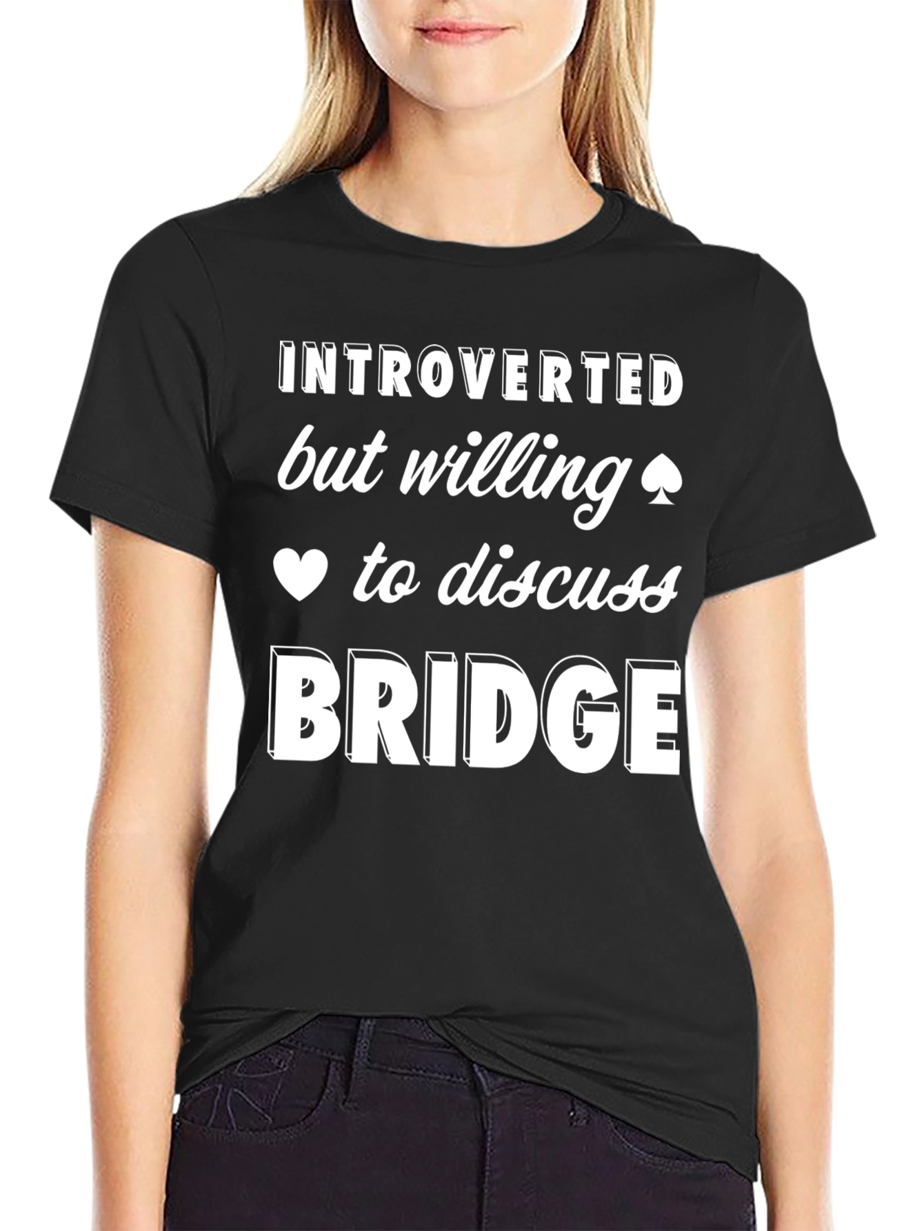 Introverted Bridge Player T-Shirt