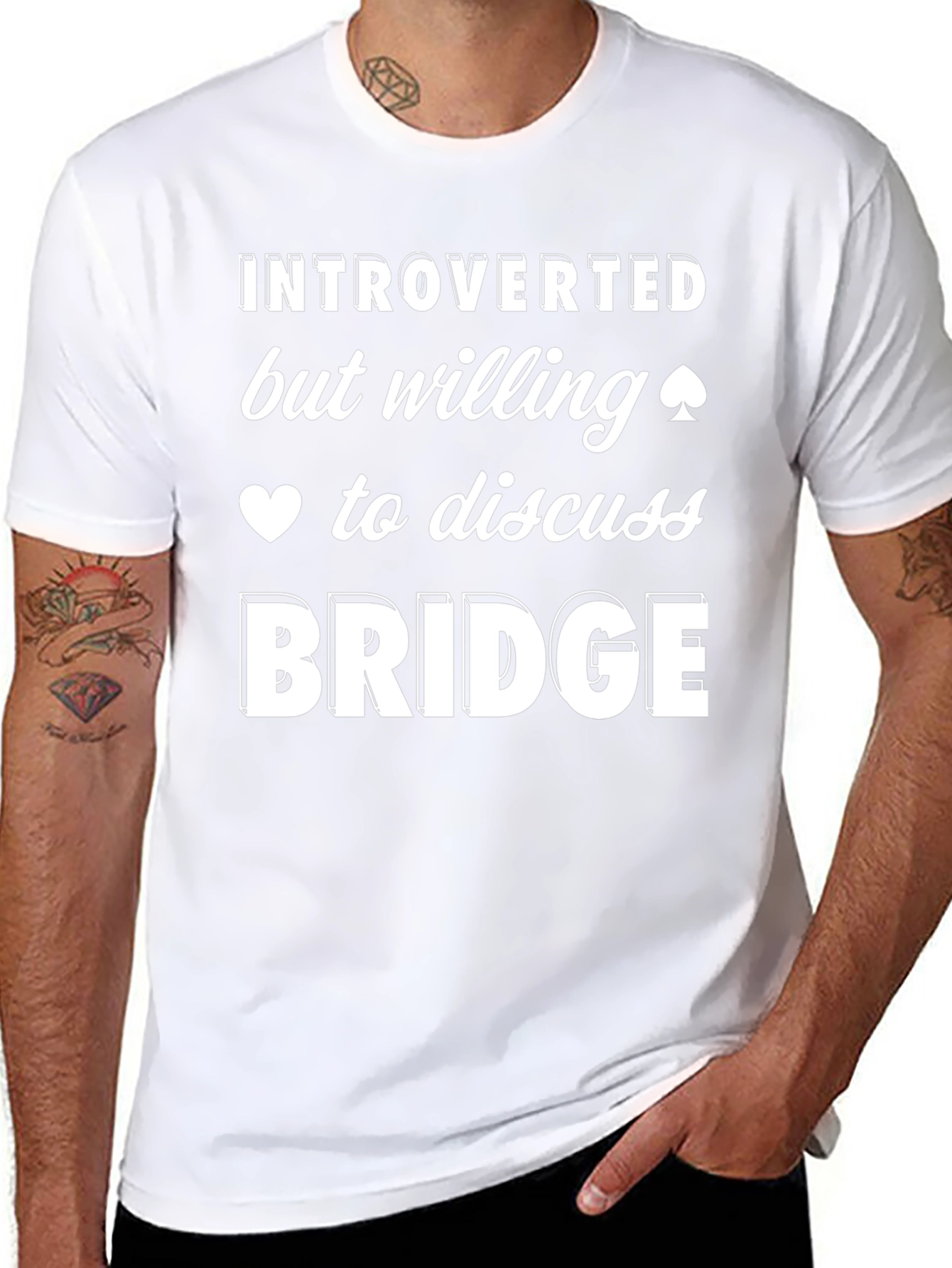 Introverted Bridge Player T-Shirt