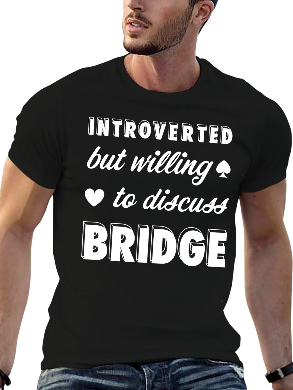 Introverted Bridge Player T-Shirt