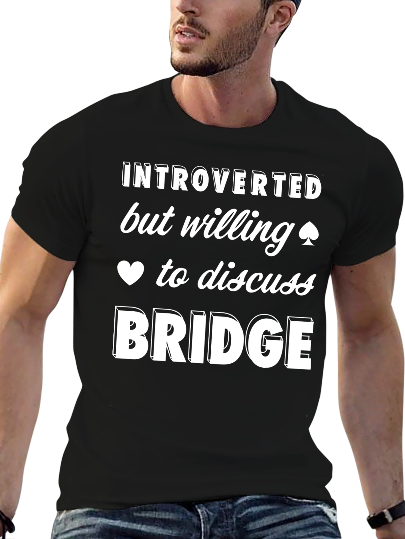 Introverted Bridge Player T-Shirt