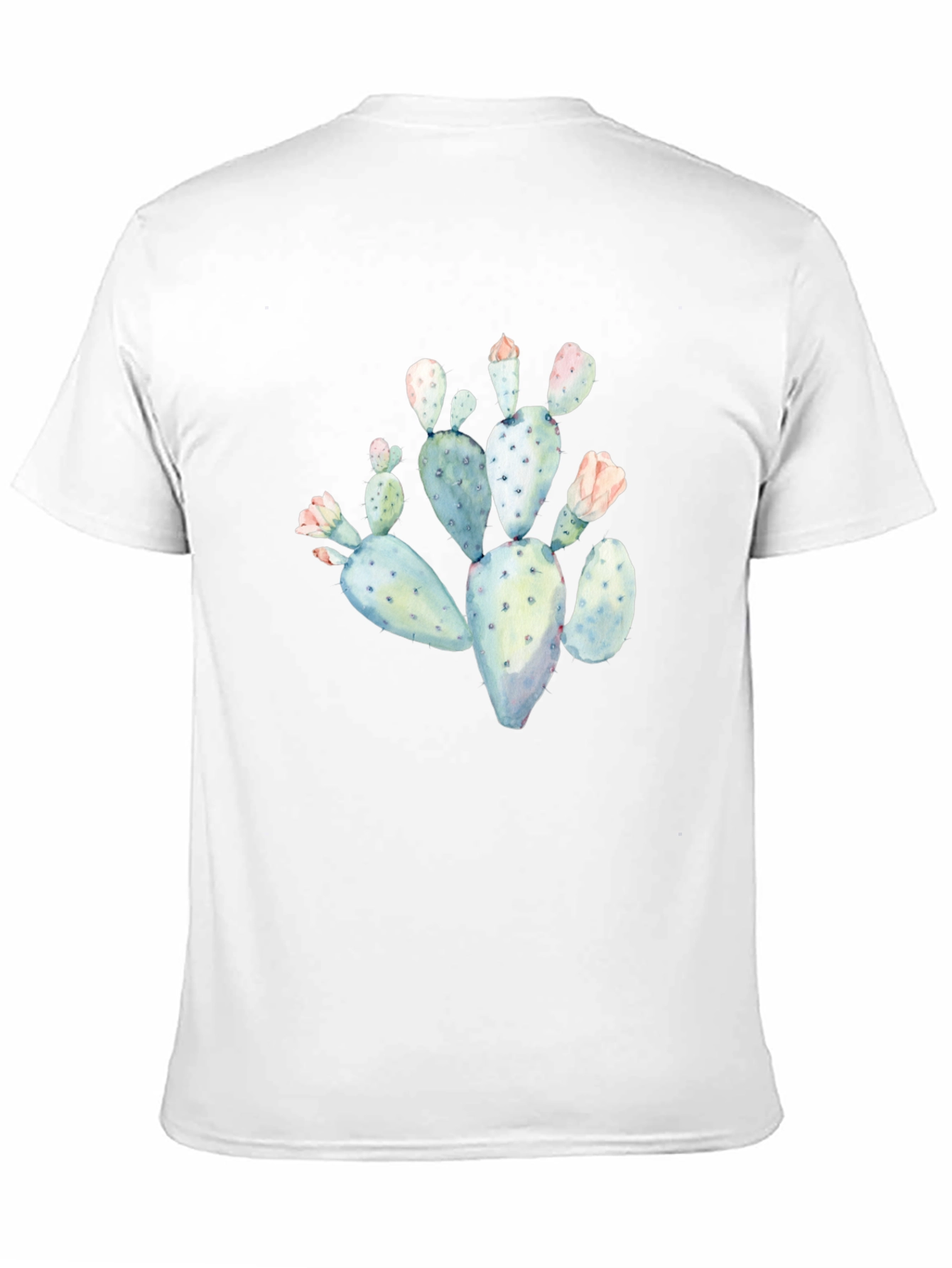 Cactus Graphic Tee - Black Cotton T-Shirt