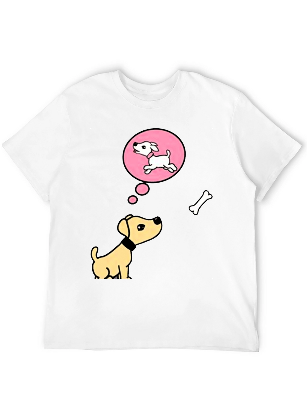 Dreaming Dog Black T-Shirt