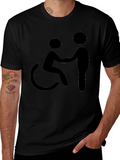 Inclusive Support Graphic Tee - Black