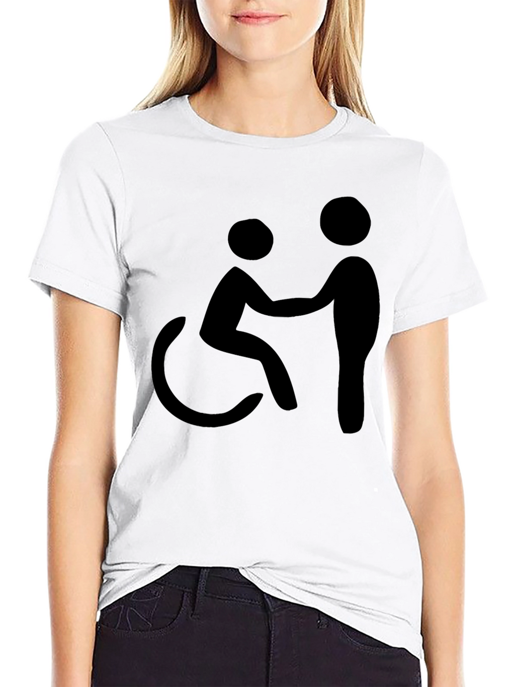 Inclusive Support Graphic Tee - Black