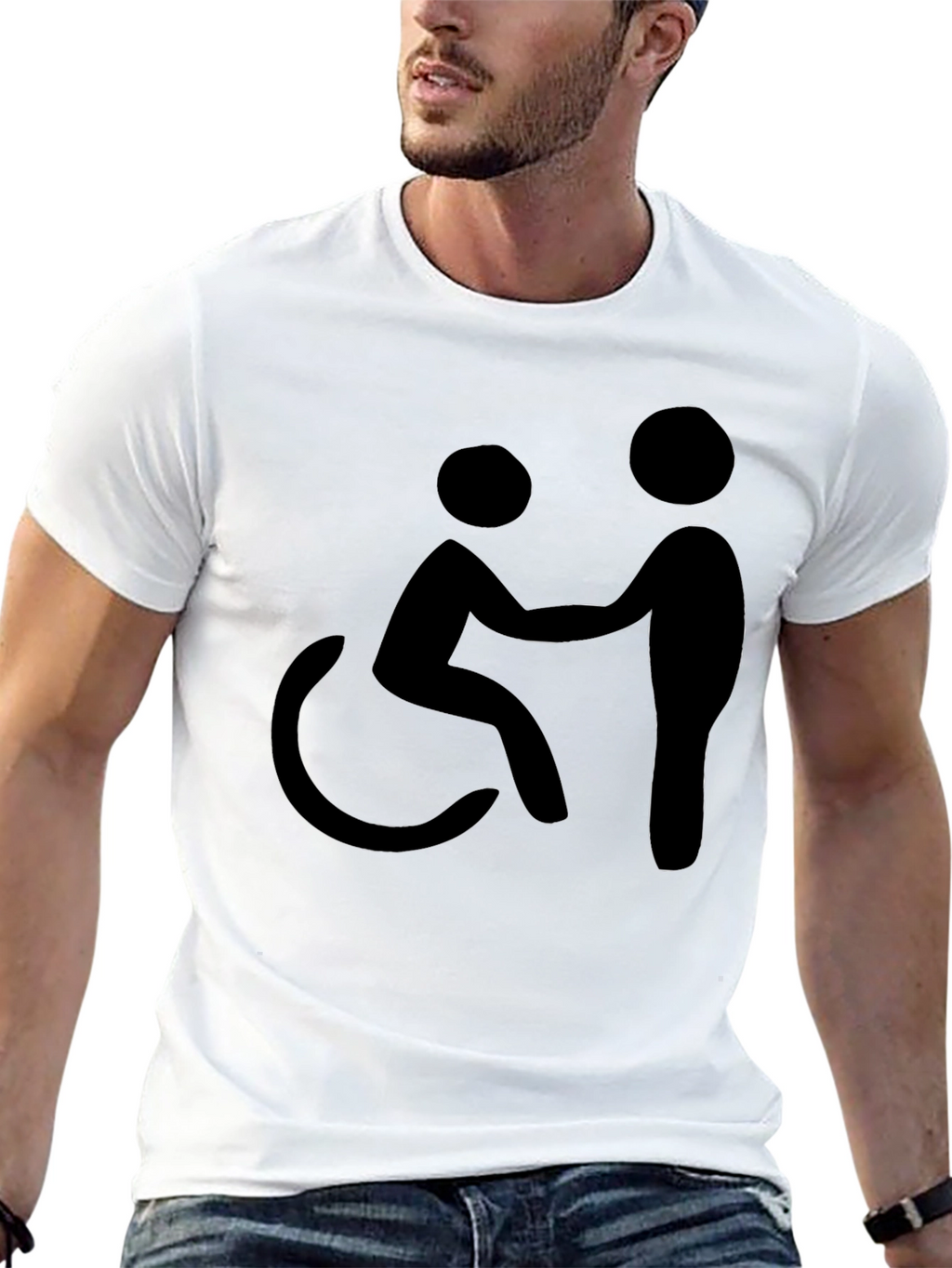 Inclusive Support Graphic Tee - Black