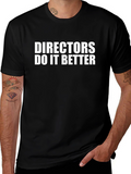 Directors Do It Better Black T-Shirt