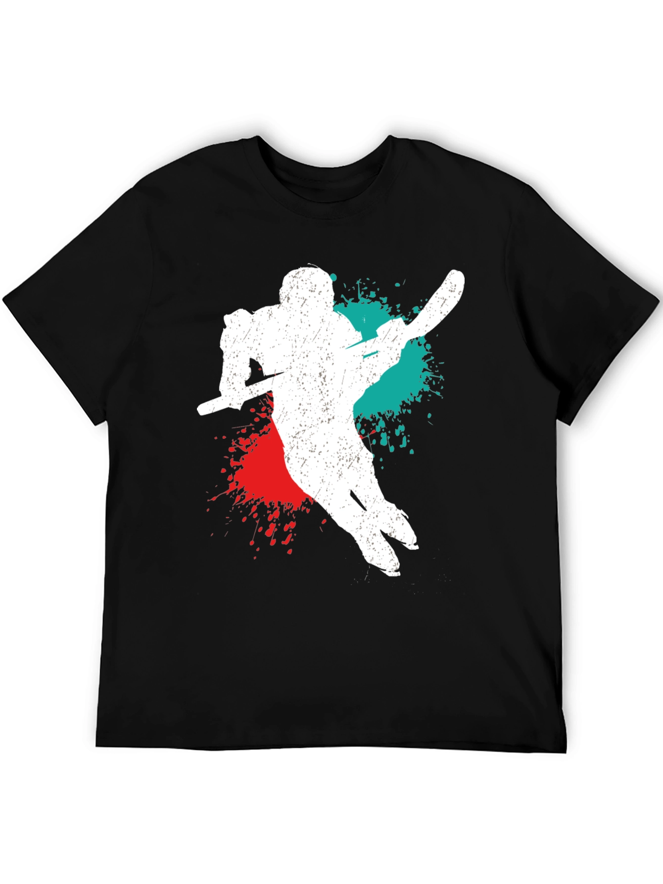 Hockey Player Graphic T-Shirt