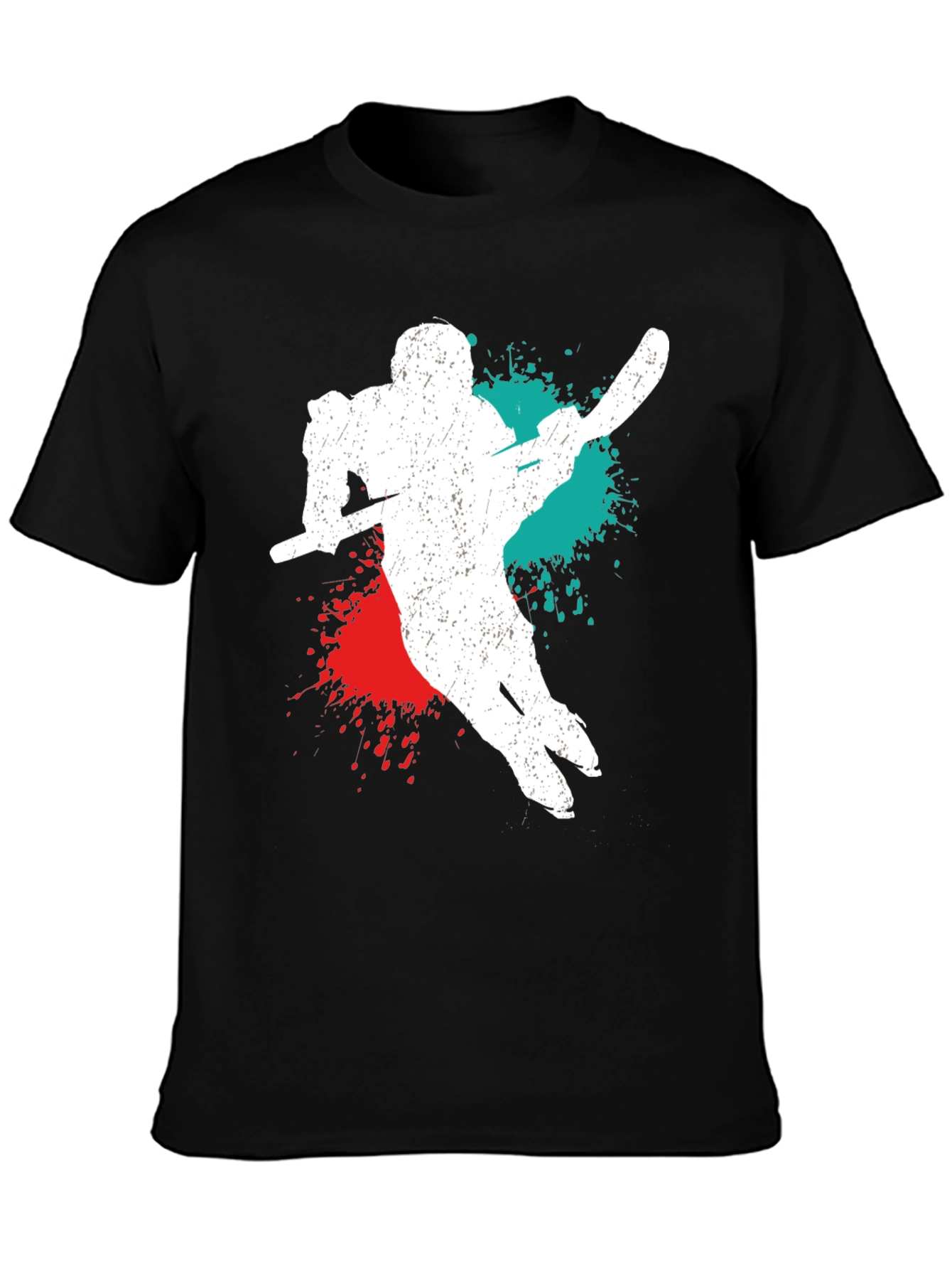 Hockey Player Graphic T-Shirt
