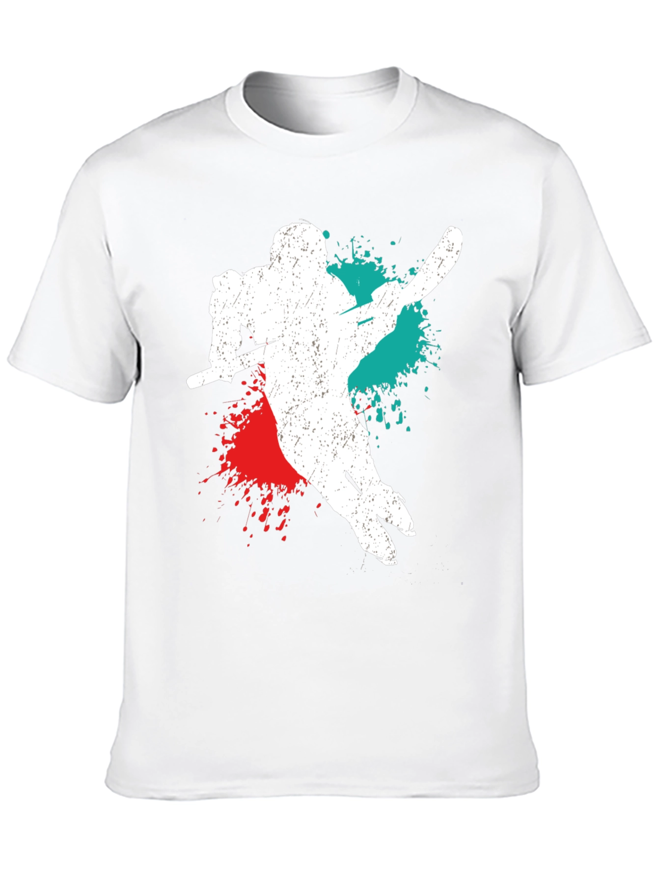 Hockey Player Graphic T-Shirt